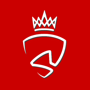 Red white logo